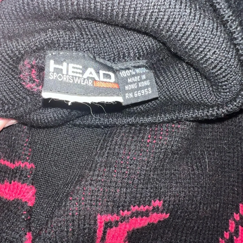 Vintage Head Black and Pink Turtleneck Sweater - Picture 4 of 5